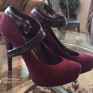 Heels Burgundy 4 1/5” heels